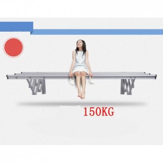 giàn phơi gắn tường xếp ngang hàn quốc