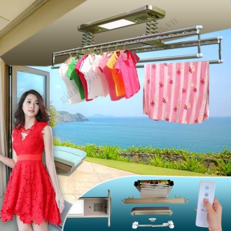 Giàn phơi điện tử hòa phát - hp 809 