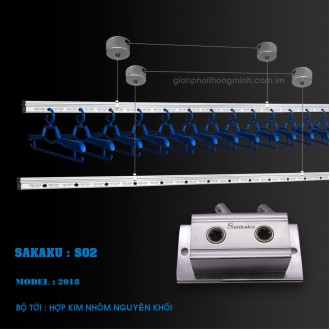 Giàn phơi nhập khẩu Sankaku S02 Model 2018